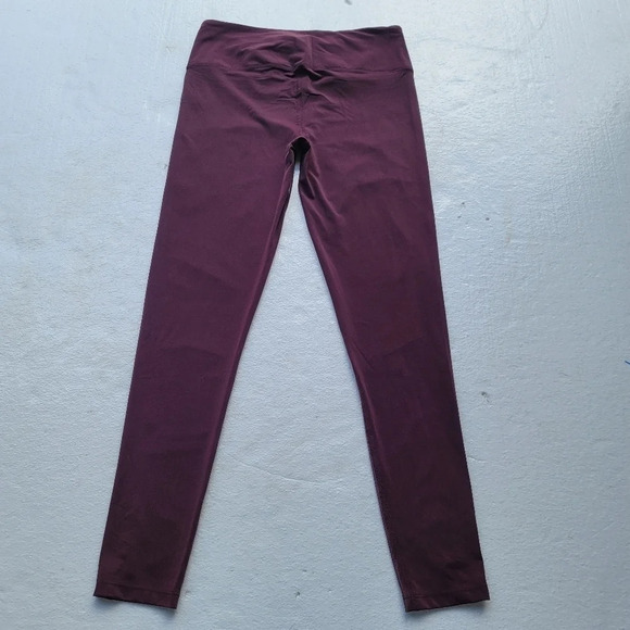 PEACH Women High Waist Yoga Purple Leggings Fitness Workout Exercise Gym XL - Picture 3 of 11